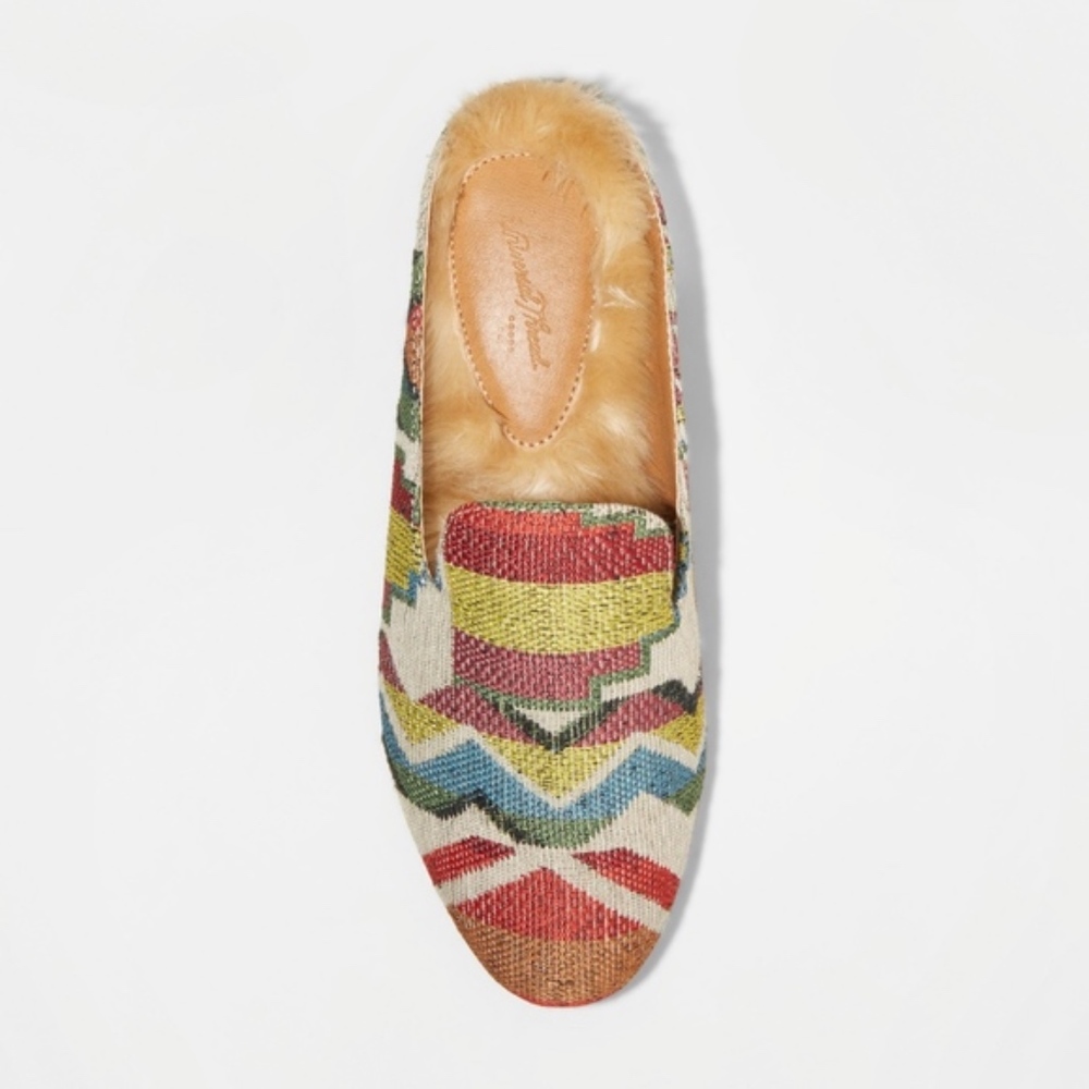 Universal Thread Synthia Faux Leather Fur Mules - Picture 5 of 6